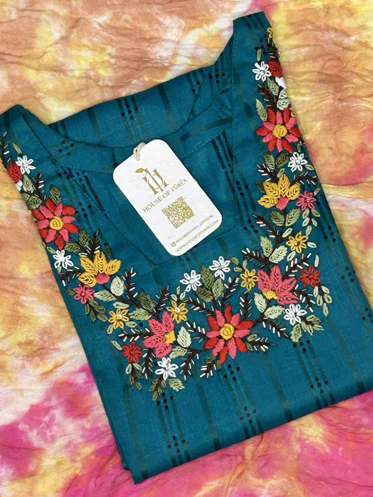 Mehfil Teal Handcra...